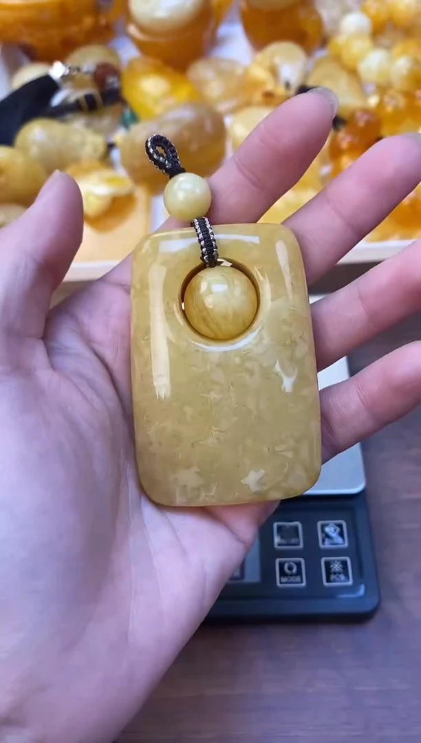 裸石琥珀未镶嵌天然琥珀蜜蜡