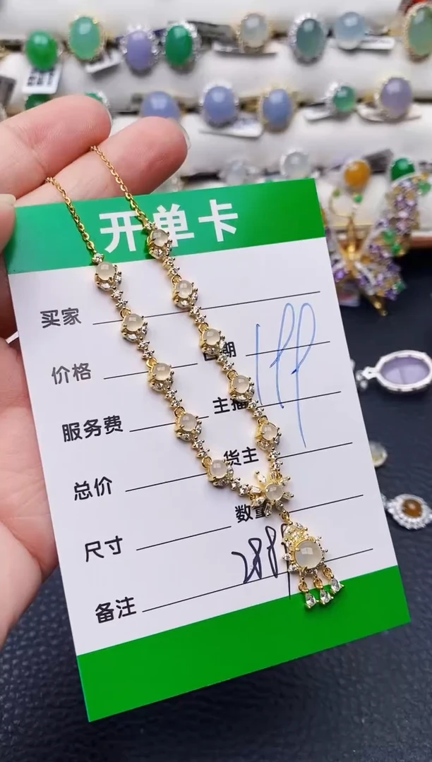 银S925镶嵌戒指翡翠2889