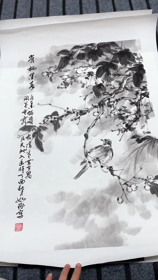精品国画花鸟作品