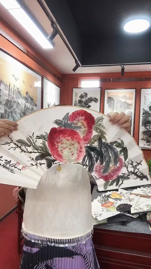 国画孟祥敏/国扇面