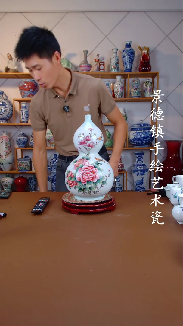现代景德镇手工手绘陶瓷摆件73
