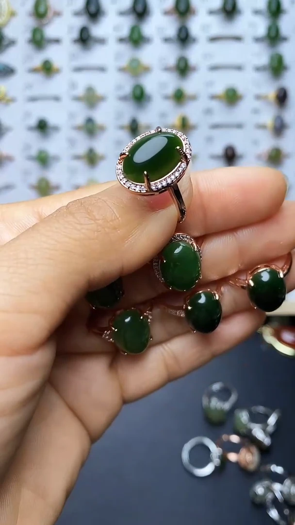 【闪购商品】和田玉戒指未镶嵌1