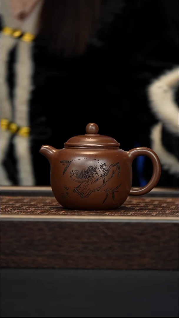 茶壶紫砂宜兴紫砂壶 h03553