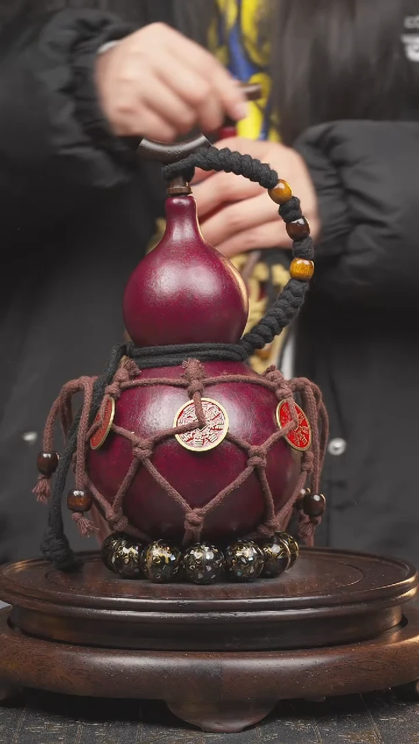 【闪购商品】383号大漆酒葫芦一物一图