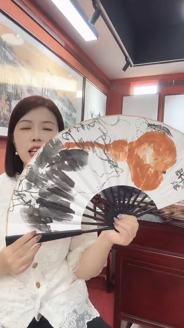 国画孟祥敏/国画/扇面