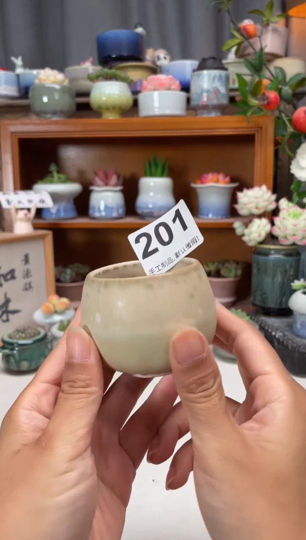 瓷片201知木小芳花盆编号