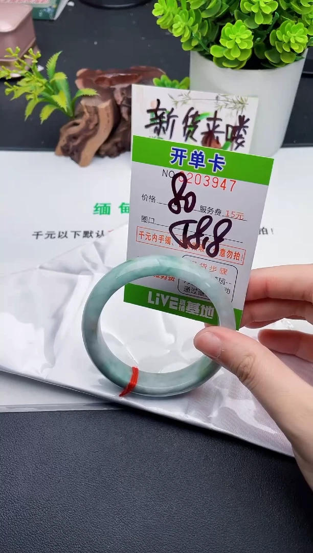 未镶嵌手镯翡翠47 天然翡翠A货