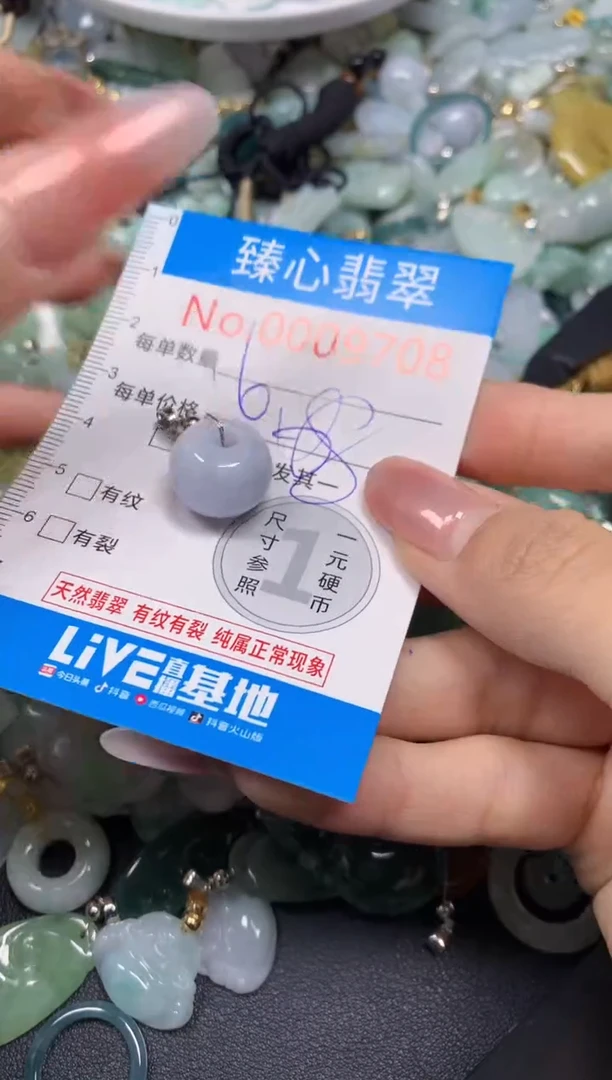 【闪购商品】翡翠颈饰未镶嵌含绳0009708