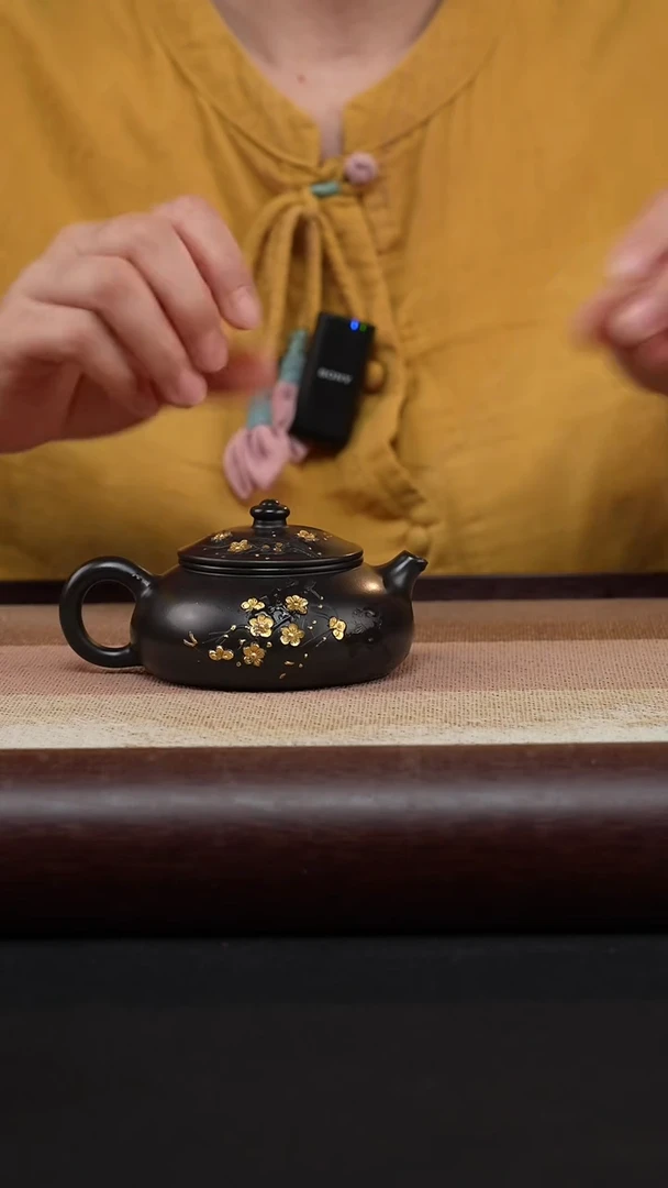 【闪购商品】紫砂茶壶朱泥捂灰-寒江MH-1665