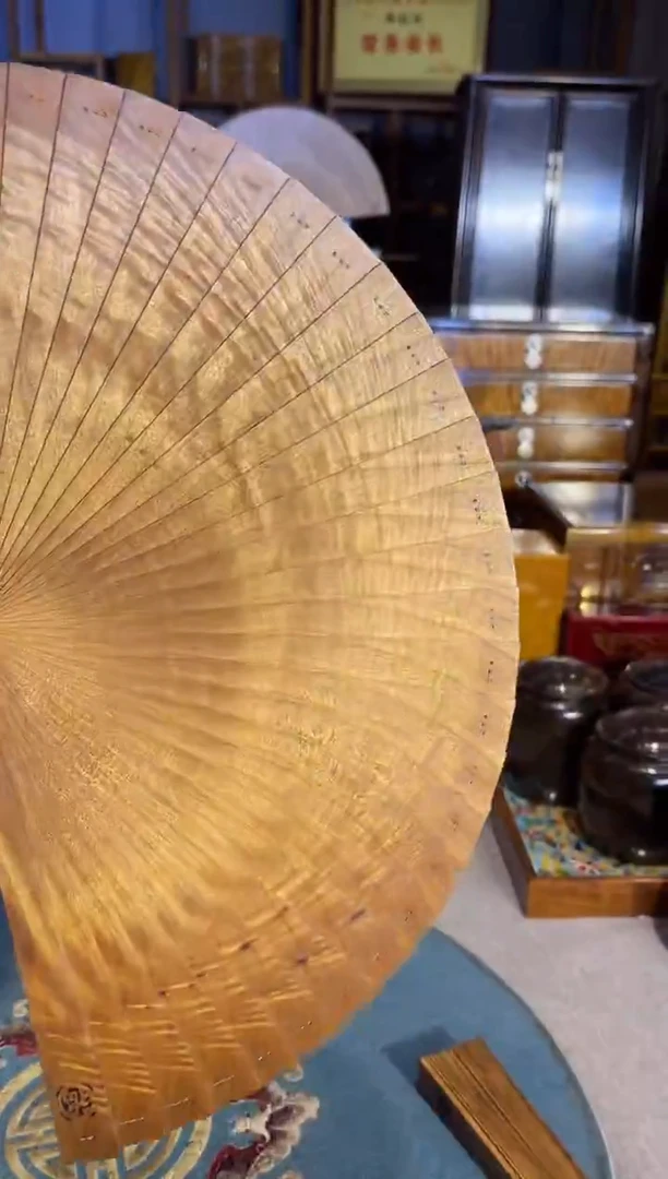 乌木类成套家具金丝楠扇子 24