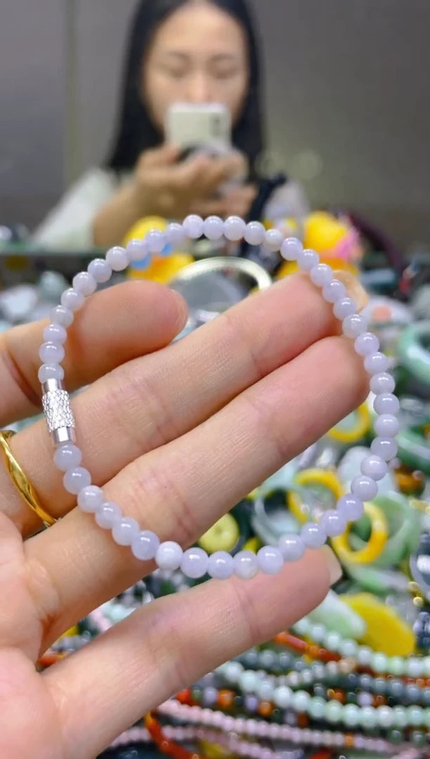 翡翠未镶嵌颈饰3MM/Z/翡翠A货一图一物