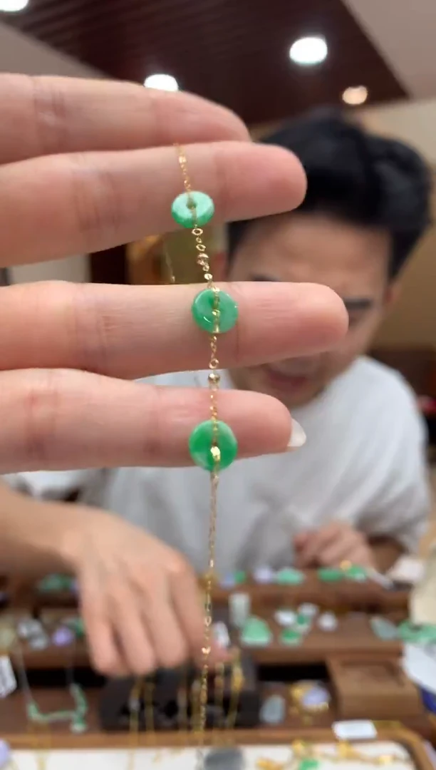 未镶嵌手链翡翠手链