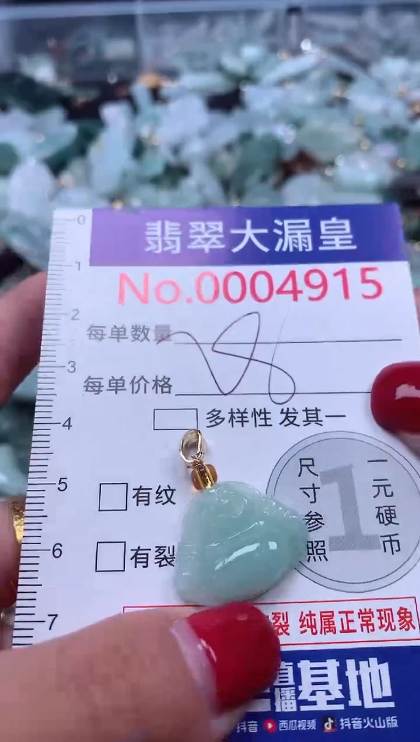 颈饰未镶嵌翡翠4915