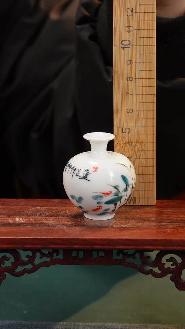 【闪购商品】摆件釉下五彩纯手工手绘原创瓷器