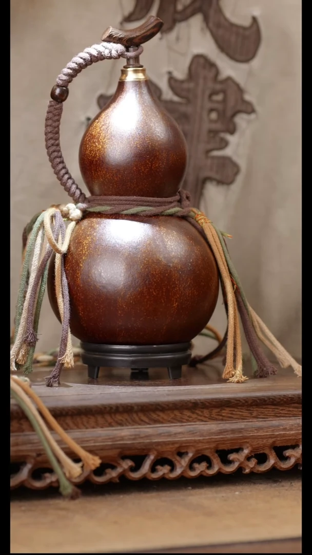 219号精品天然大漆酒葫芦一物一拍~