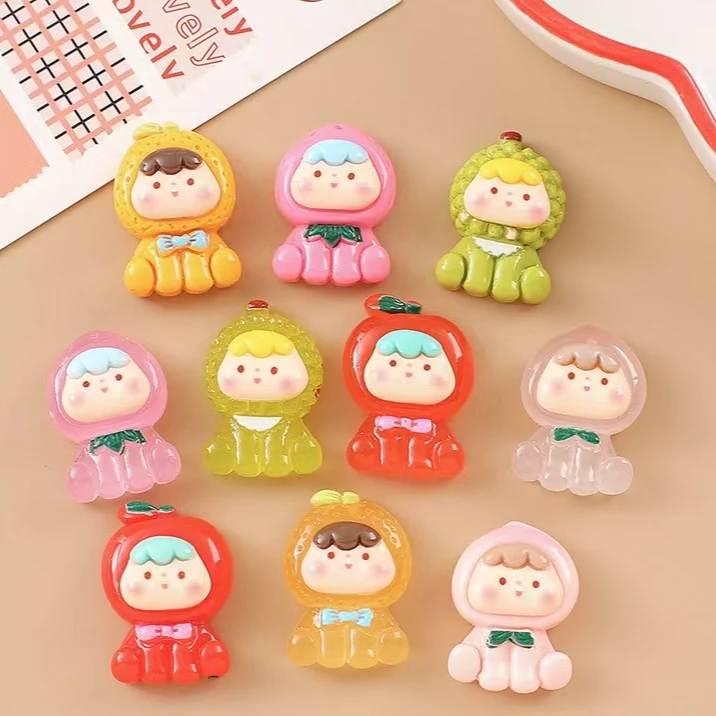 【许愿 对对碰 九宫格】二代水果崽崽夜光实色diy潮玩可爱摆件