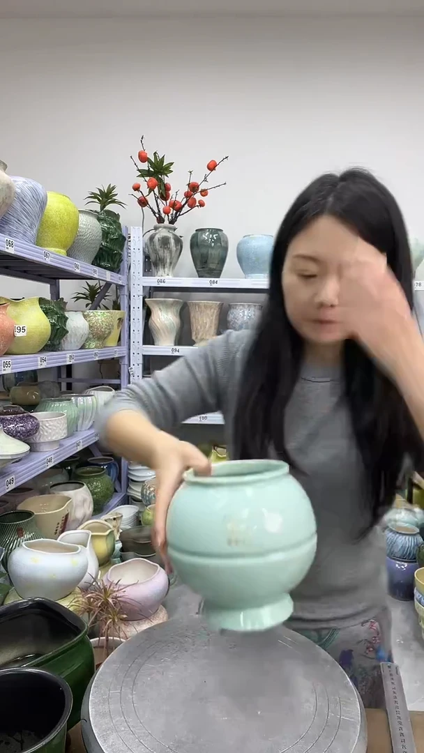 【12.10陶瓷花盆】  高度 16     口径     11