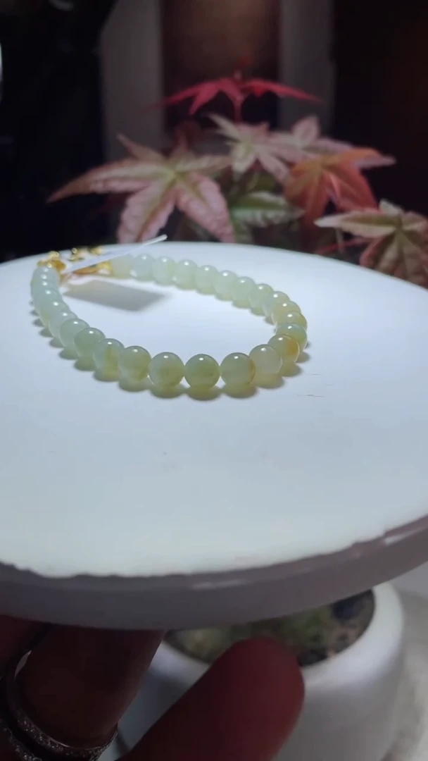 未镶嵌手链翡翠珠串