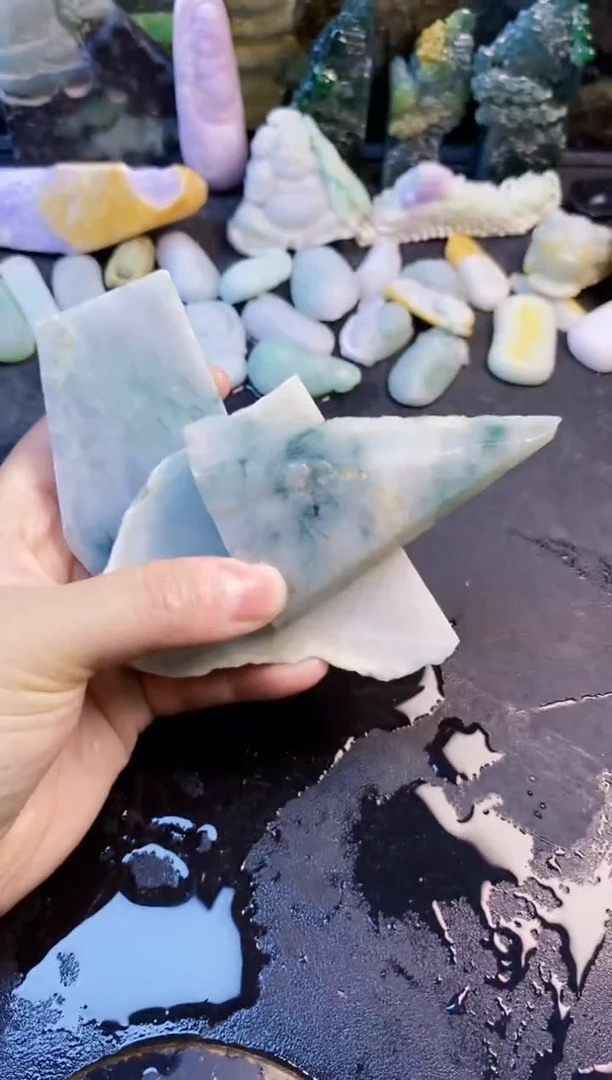 颈饰未镶嵌翡翠天然翡翠057