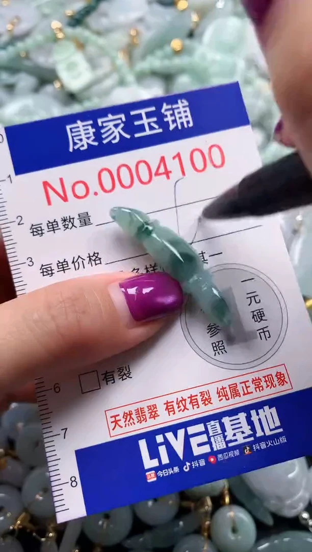 颈饰未镶嵌翡翠4100