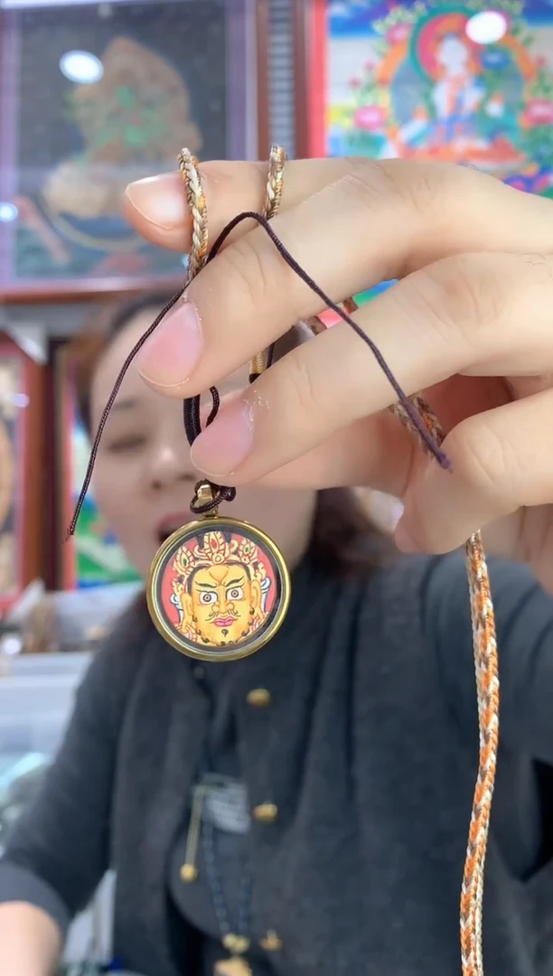 吊坠纯手绘唐卡【不退不换】黄老师