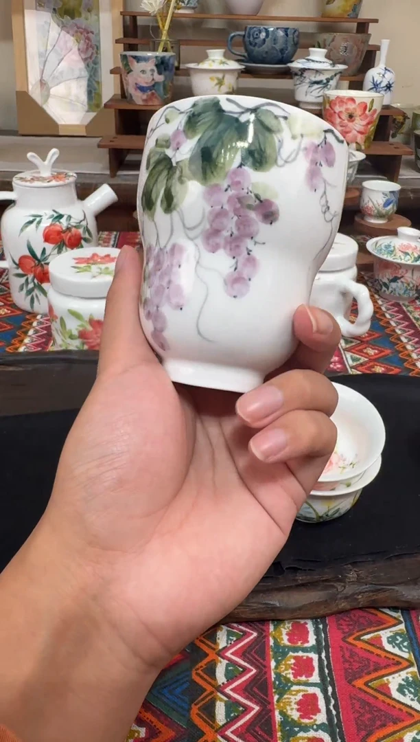 瓷片陶瓷景德镇高温陶瓷福利开炸