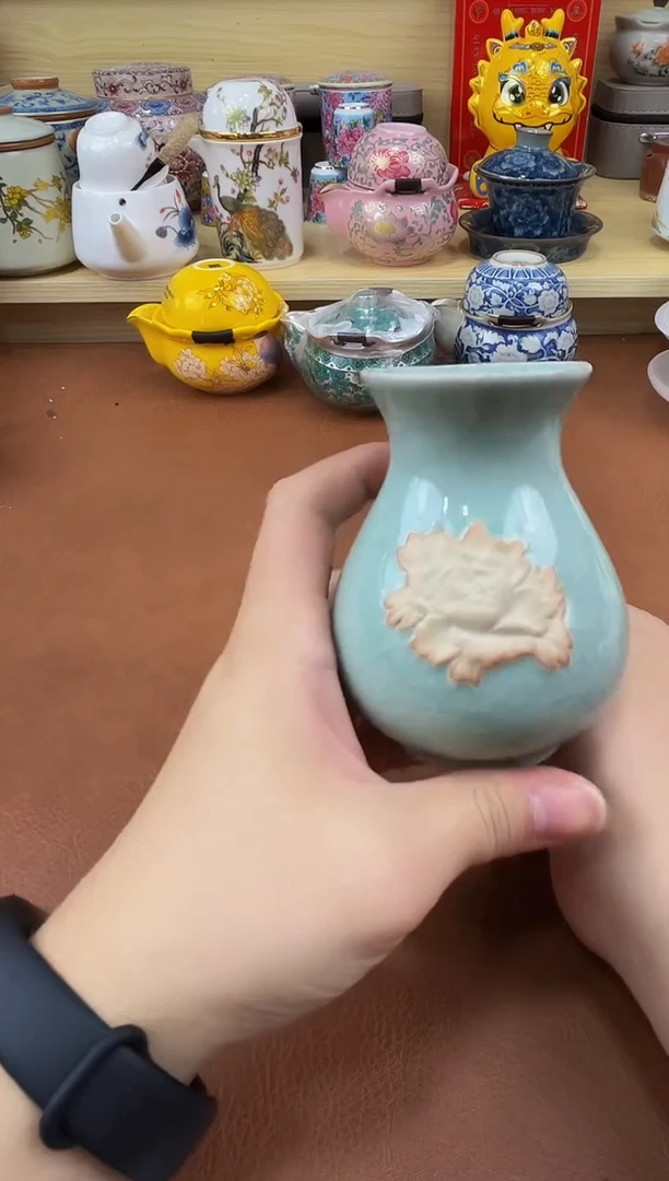 陶瓷茶具摆件旅行套组