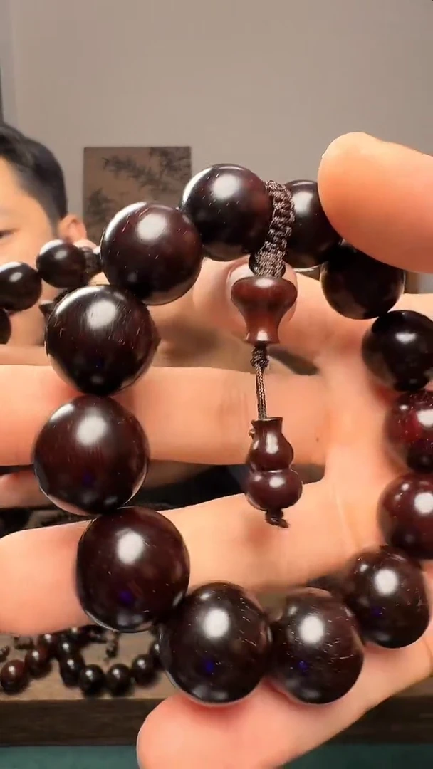 小叶紫檀手串/手链1.8金星单圈