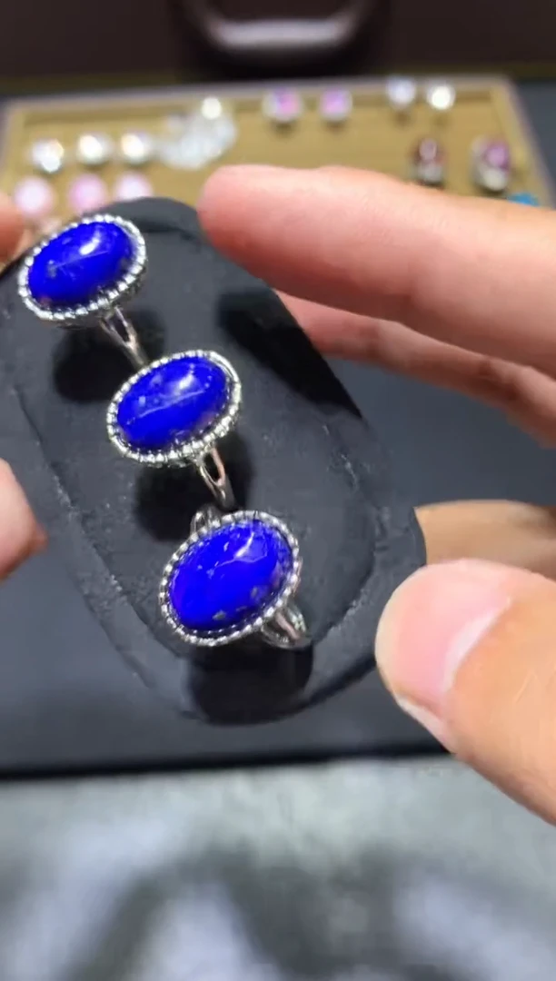 未镶嵌青金石戒指F24【多样性发其一】