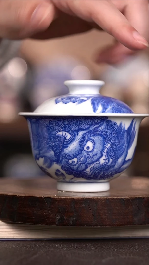 微瑕福利 现代瓷大布袋柴窑暇