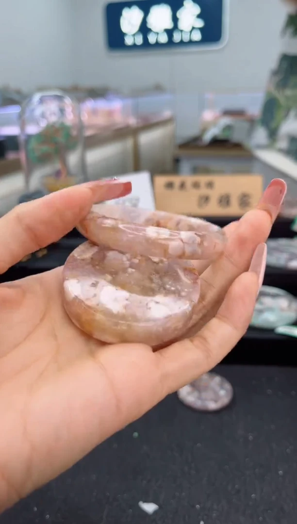 石英质玉手镯未镶嵌54圈口（赠品镯心）1866611