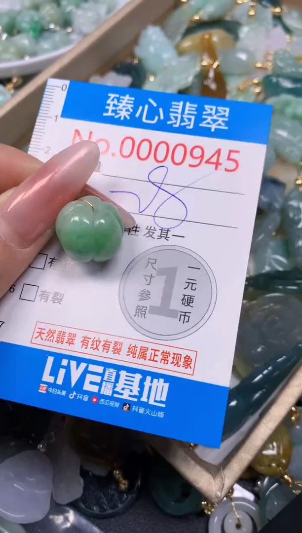 【闪购商品】翡翠颈饰未镶嵌含绳000945