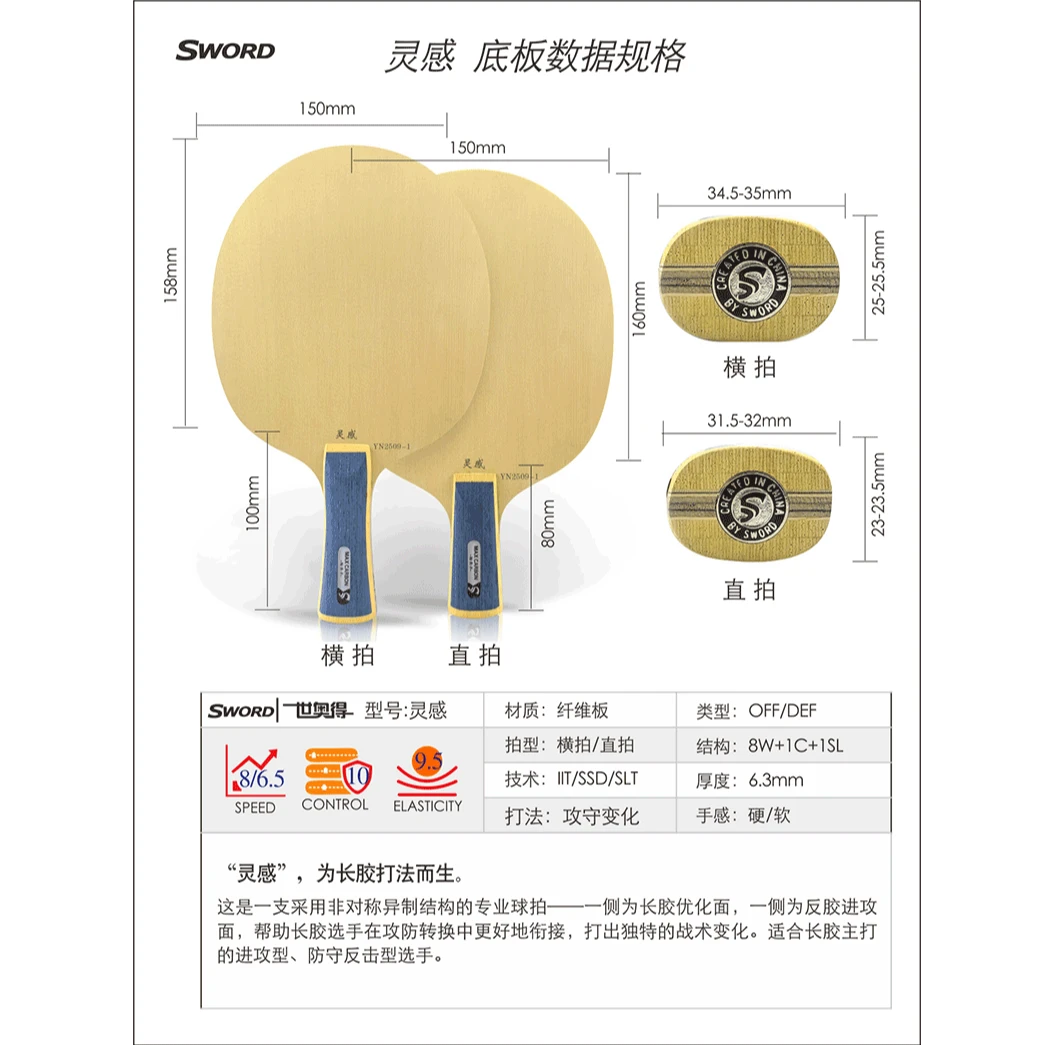 亚楠定制世奥得SWORD 异制底板不支持撕膜试打