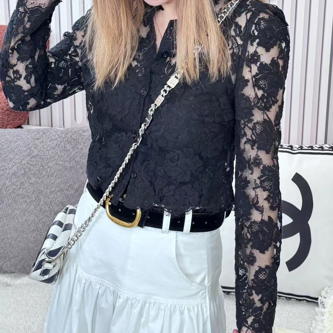 VIVIEN MINI【原创】早春潮流蕾丝马甲时尚重工设计