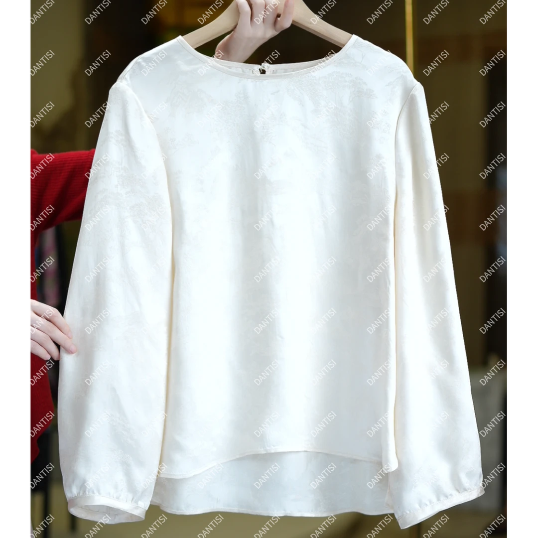 拾花归《非遗美学》1686国风提花时尚上衣