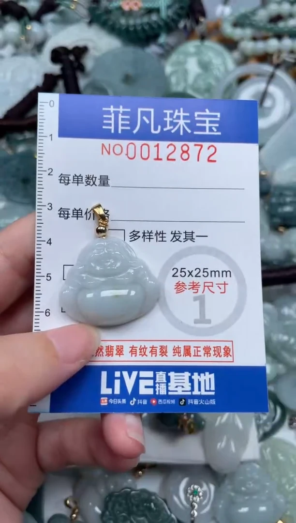 颈饰未镶嵌翡翠12872