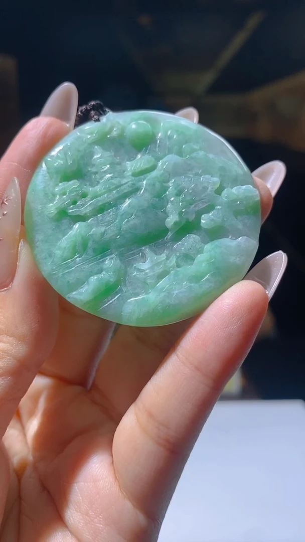 定制翡翠未镶嵌闪购翡翠链接GS009