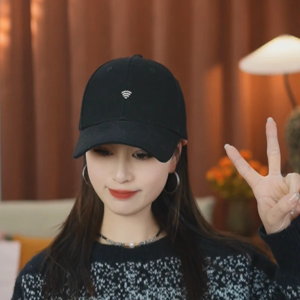 【春季新款】单标高端休息帽子韩版刺绣网红时尚显脸小硬顶棒球帽in