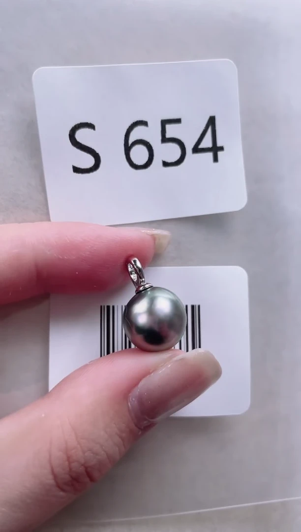 【闪购商品】海水珍珠吊坠银S925镶嵌S654