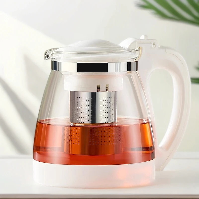GIANXI/捷安玺高颜值玻璃泡茶壶茶水分离茶壶茶具家用水壶花茶壶