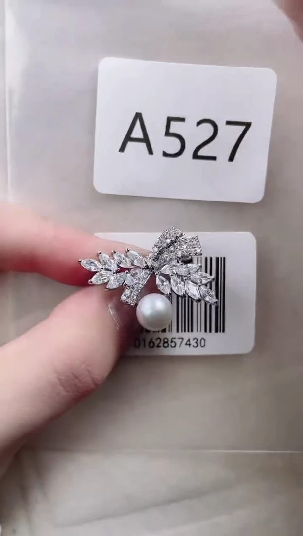 【闪购商品】海水珍珠胸针未镶嵌a527