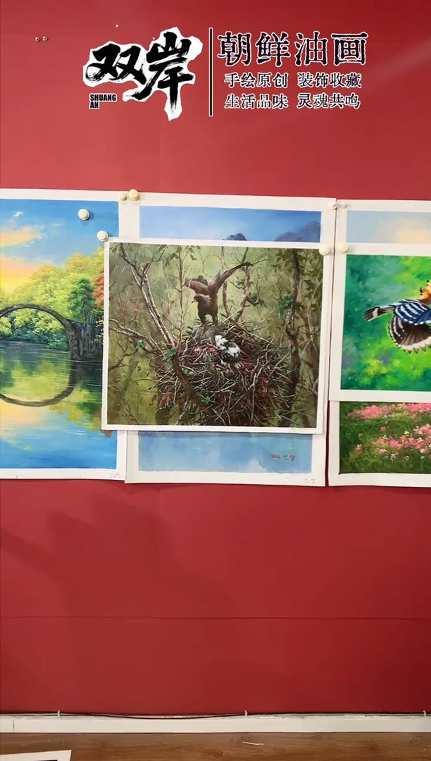 油画【1688号】朝鲜原创手绘油画【Ⅰ级画家丨孤品佳作】