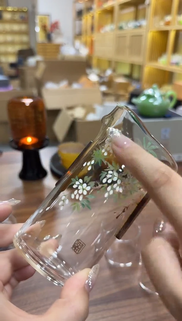 手绘木简公杯套组