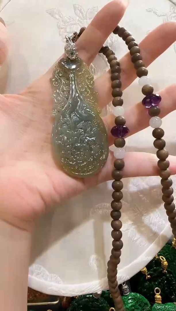 颈饰未镶嵌翡翠国风