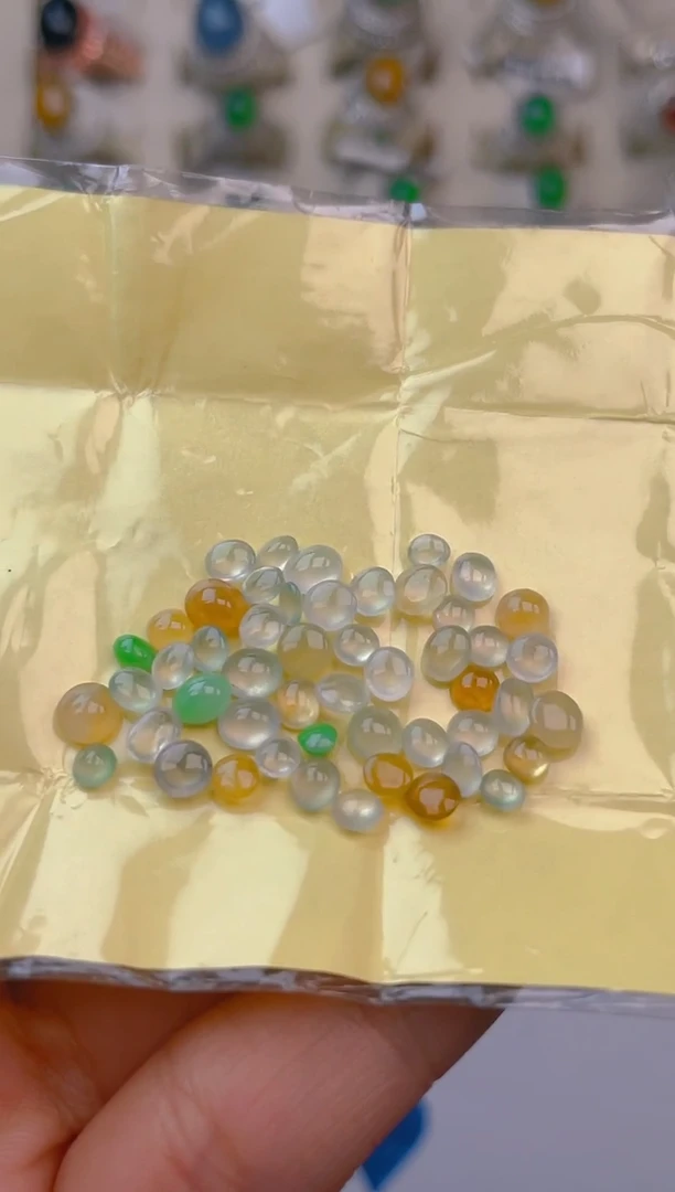 未镶嵌定制翡翠天然翡翠蛋面27