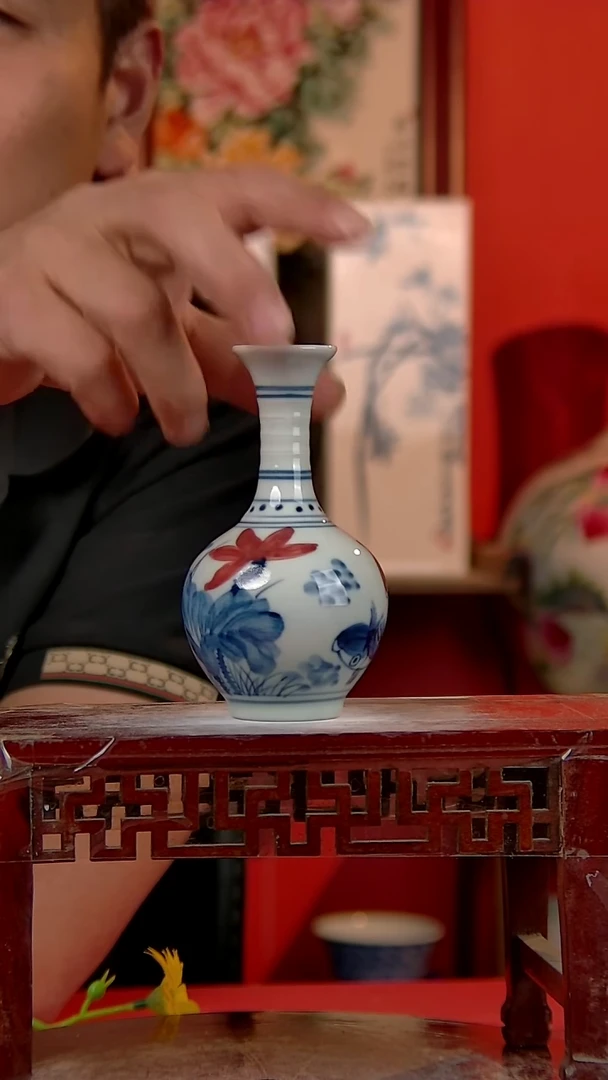 摆件景德镇陶瓷 手工手绘