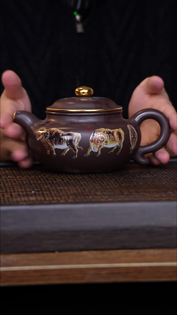 茶壶紫砂宜兴手工原矿紫砂壶001