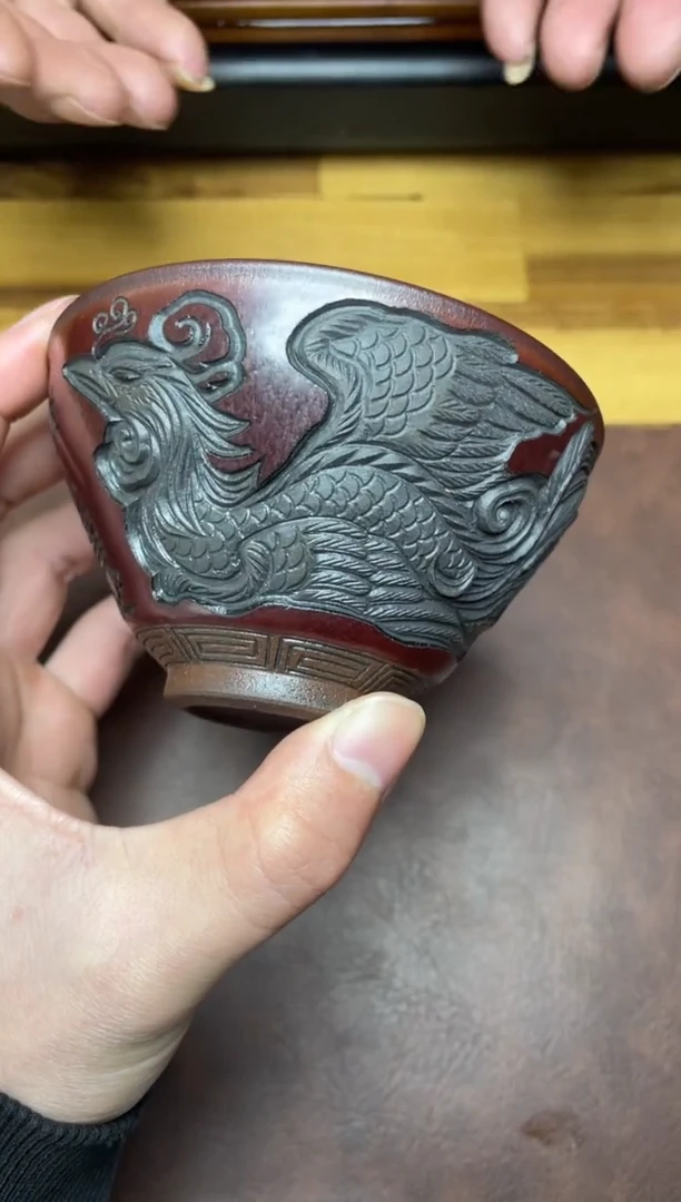 【闪购商品】茶盏名家王经民建盏（带证书礼盒）8