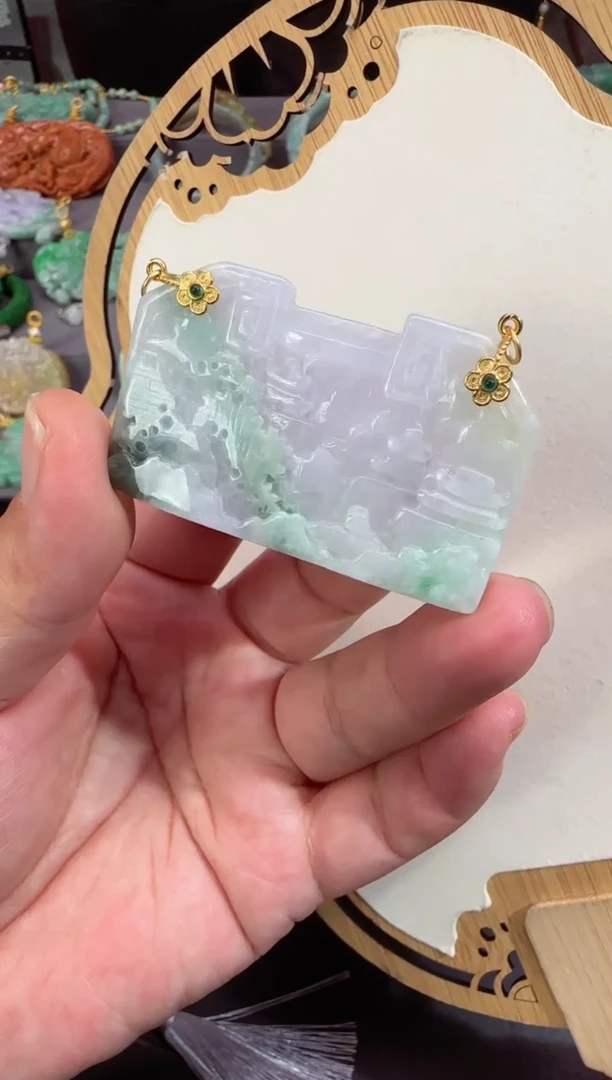 【闪购商品】翡翠颈饰未镶嵌怕