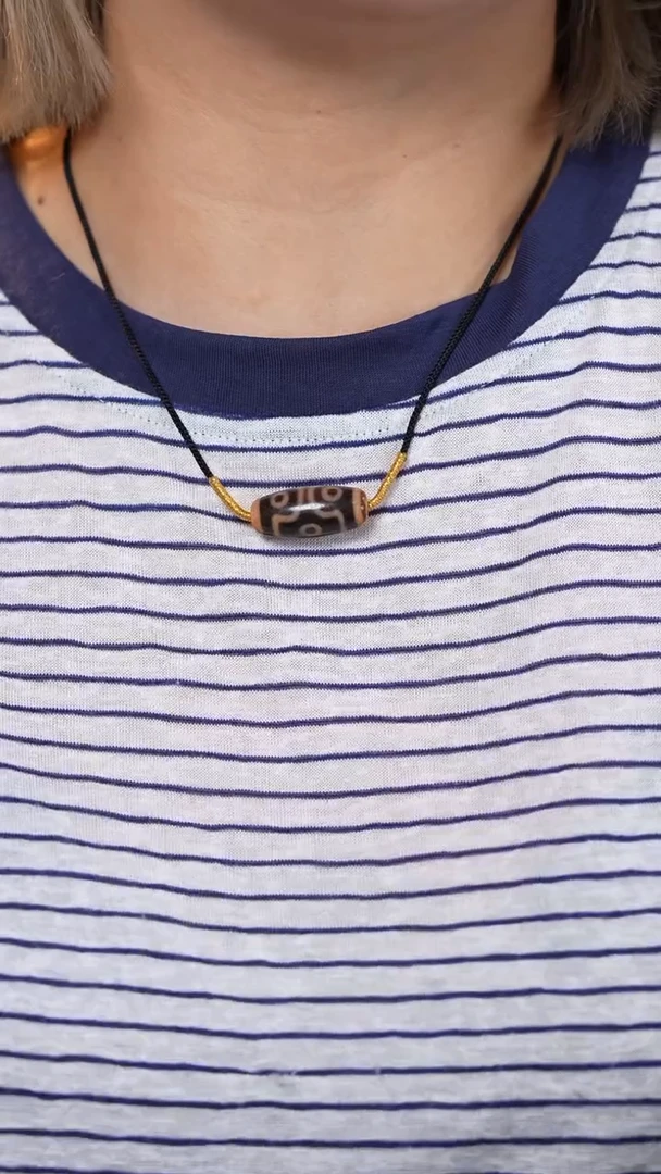 未镶嵌颈饰玛瑙/玉髓杵六眼锁骨链